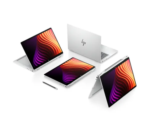 Laptop HP EliteBook X Flip G2i DJ9J5PT |Ultra 7-366H | 32GB LPDDR5x | 1TB SSD | Intel Graphics | Cảm ứng 14″ | FP | Pen |Windows 11 Pro |3Y | Bạc